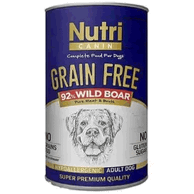 Nutri Canin Wild Boar Tahılsız Yaban Domuzlu 400 gr Köpek Konservesi