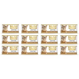 Nutri Feline 12x85 gr Tahılsız Tavuk Etli Kuzulu Kedi Konserve