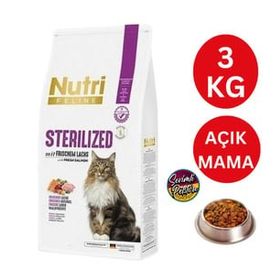 Nutri Feline 3 Kg Somonlu Tahilsiz Kisirlastirilmis Acik Kedi Mamasi