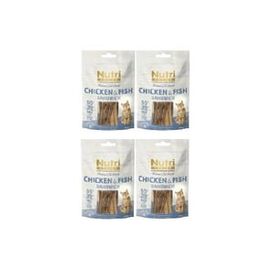 Nutri Feline 4 Adet %95 Tavuk ve Balık Etli Snack 50 gr Kedi Ödül Maması