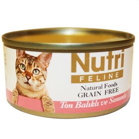 Nutri Feline 80 gr Tahılsız Ton Balıklı Somonlu Kedi Konservesi