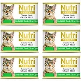 Nutri Feline 85 gr Kıyılmış Ton Balıklı Ciğerli ve Tavuk Etli Tahılsız Yetişkin Kedi Konservesi