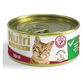 Nutri Feline 85 gr Sığır Etli 24 Adet Yaş Kedi Maması