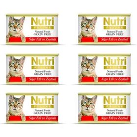 Nutri Feline 85 gr Sığır Etli Zeytinli Tahılsız Kedi Konservesi