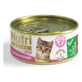 Nutri Feline 85 gr Tavuk Ton Balıklı 32 Adet Yavru Yaş Kedi Maması