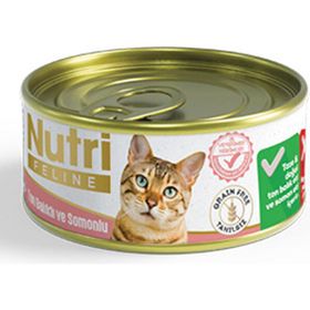 Nutri Feline 85 gr Ton Somon 64 Adet Yaş Kedi Maması