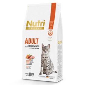 Nutri Feline Adult Somon Etli 10 kg Yetişkin Kedi Maması
