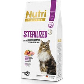 Nutri Feline Adult Sterilised 2 kg Kısırlaştırılmış Somonlu Yetişkin Kedi Maması