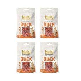 Nutri Feline Duck Ördek Etli Tahılsız 4x50 gr Kedi Ödülü