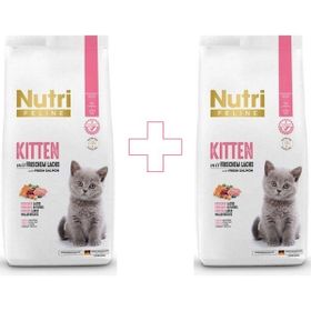 Nutri Feline Glutensiz Somonlu 2x2 kg Yavru Kedi Maması