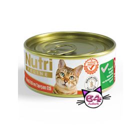 Nutri Feline Hindi Etli ve Tavşan Etli Tahılsız 64x85 gr Yaş Kedi Mama