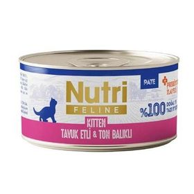 Nutri Feline Kitten Tahılsız Yavru 70 gr Kedi Konservesi