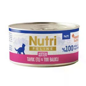Nutri Feline Kitten Tahılsız Yavru 70 gr Kedi Konservesi