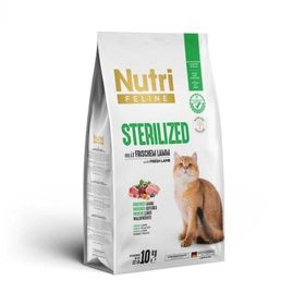 Nutri Feline Kuzulu Tahılsız Kısırlaştırılmış 10 kg Kedi Maması