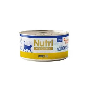 Nutri Feline Pate Tavuk Etli Tahılsız 70 gr Kedi Konservesi