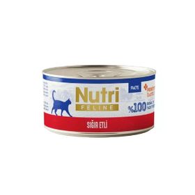 Nutri Feline Sığır Etli Tahılsız 70 gr Kedi Konservesi