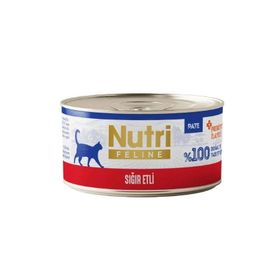 Nutri Feline Sığır Etli Tahılsız 70 gr Kedi Konservesi