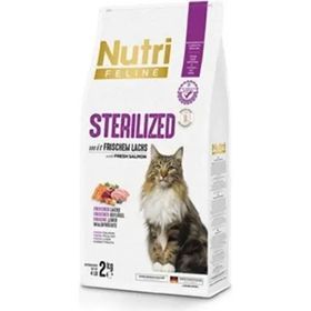 Nutri Feline Somonlu Tahılsız Kısırlaştırılmış 2 kg Kedi Maması