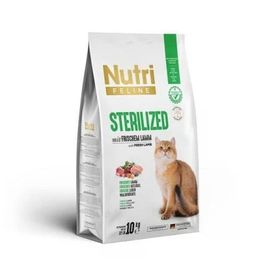 Nutri Feline Sterilised Kısırlaştırılmış Kuzulu 10 kg Kedi Maması