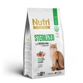 Nutri Feline Sterilised Kısırlaştırılmış Kuzulu 10 kg Kedi Maması