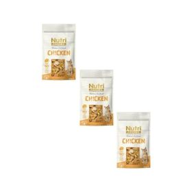 Nutri Feline Tahılsız Tavuklu 50 gr 3'lü Kedi Ödül Maması