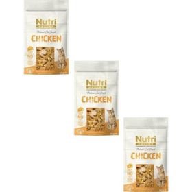 Nutri Feline Tahılsız Tavuklu 50 gr 3'lü Kedi Ödül Maması