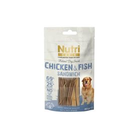 Nutri Feline Tahılsız Tavuklu Balıklı 80 gr Köpek Ödül Maması