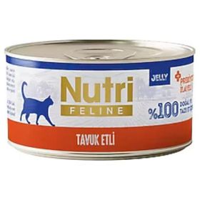 Nutri Feline Tahılsız Tavuklu Probiyotikli 70 gr Kedi Konservesi