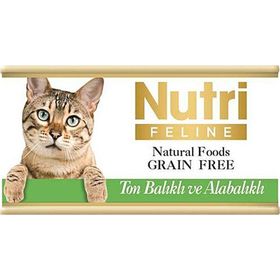 Nutri Feline Tahılsız Ton Ve Alabalıklı 85 gr Konserve Kedi Maması