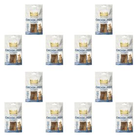 Nutri Feline Tavuk ve Balık Etli Sandviç Tahılsız 12x50 gr Kedi Ödülü