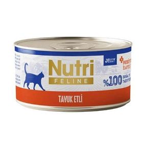 Nutri Feline Tavuklu Jöleli 70 gr Kedi Konservesi