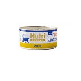 Nutri Feline Tavuklu Probiyotikli Yetişkin 70 gr Kedi Konservesi