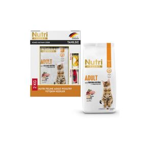 Nutri Feline Tavuklu Tahılsız 2 kg Yetişkin Kedi Maması