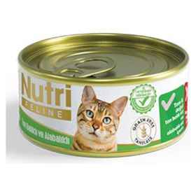 Nutri Feline Ton & Alabalık 85 gr 12 Adet Nutri Yaş Kedi Maması