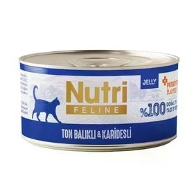 Nutri Feline Ton Balıklı Karidesli Tahılsız 70 gr Kedi Konservesi
