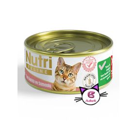 Nutri Feline Ton Balıklı Somonlu 6x85 gr Yaş Kedi Mama