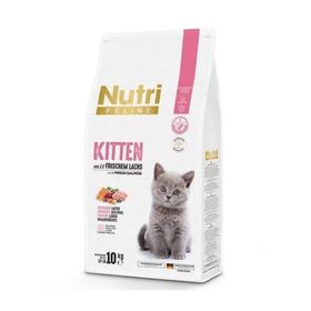 Nutri Kitten Taze Somonlu ve Glutensiz 10 kg Yavru Kedi Maması