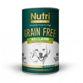 Nutri Tahılsız Senior Kuzu Etli Tatlı Patetesli 400 gr Yaşlı Köpek Konservesi