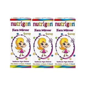 Nutrigen Kara Mürver 3x200 ml Şurup
