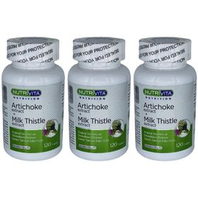 Nutrivita Artichoke Milk Thistle 120 Tablet