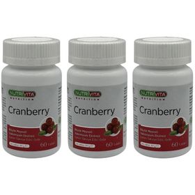 Nutrivita Cranberry 500 mg 3x60 Tablet