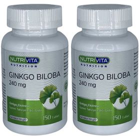 Nutrivita Ginkgo Biloba 240 mg 2x150 Tablet