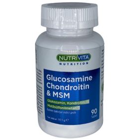 Nutrivita Glucosamine Chondroitin MSM İçeren 90 Tablet