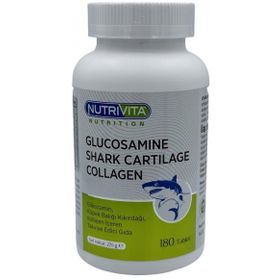 Nutrivita Glucosamine Shark Cartilage Collagen İçeren 180 Tablet