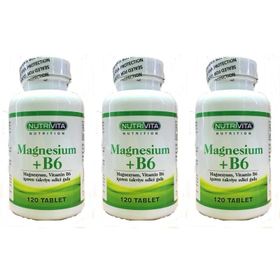Nutrivita Magnesium Vitamin B6 3x120 Tablet