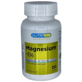 Nutrivita Magnesium Vitamin B6 İçeren 120 Tablet