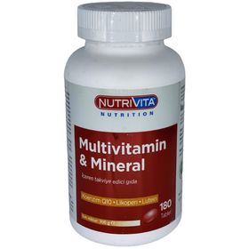 Nutrivita Multivitamin Mineral Koenzim Q10 180 Tablet