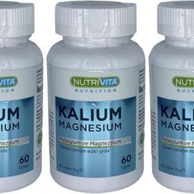 Nutrivita Nutrition Kalium Magnesium Potasyum Magnezyum 3x60 Tablet