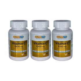 Nutrivita Vitamin C 1000 mg Çinko Vitamin D3 120 Tablet