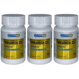 Nutrivita Vitamin D3 1000 IU 3x120 Tablet